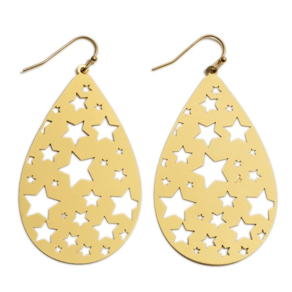 YOUR A STAR EARRINGS - GOLD