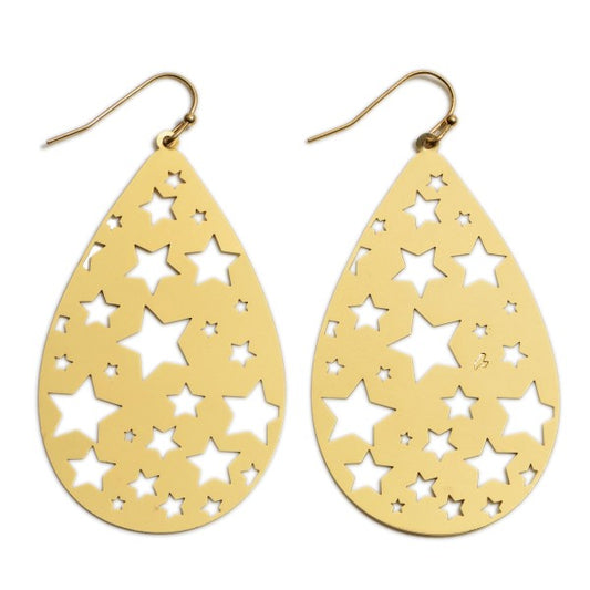 YOUR A STAR EARRINGS - GOLD