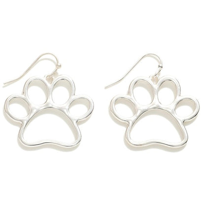 SO PAWSOME! EARRINGS - Silver