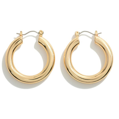 EVERYTHING HOOP EARRINGS - Silver