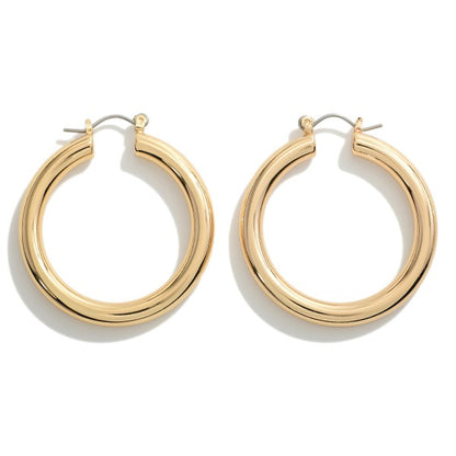 EVERYTHING HOOP EARRINGS - Silver