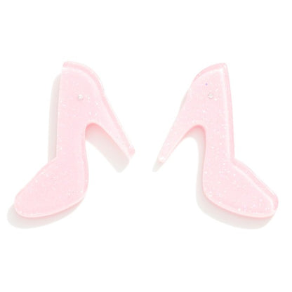 FRIDAY NIGHT EARRINGS- PALE PINK