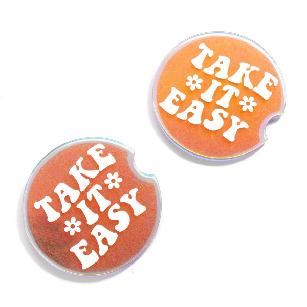 CAR COASTERS - Take It Easy