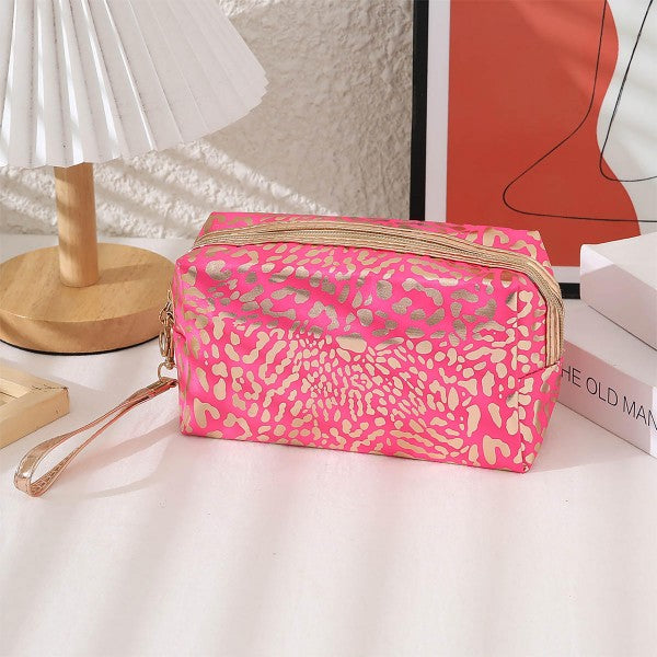 LEOPARD POUCH - Pink