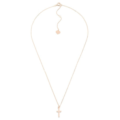 CROSS MY HEART NECKLACES - SILVER/GOLD/ROSE GOLD