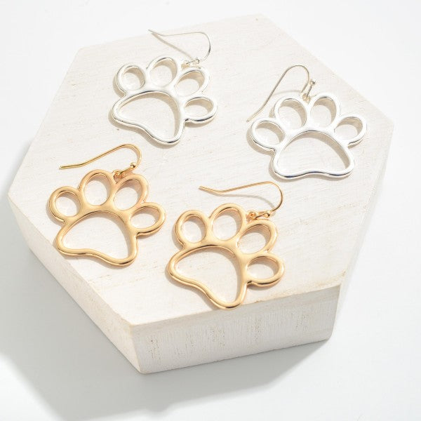 SO PAWSOME! EARRINGS - Silver