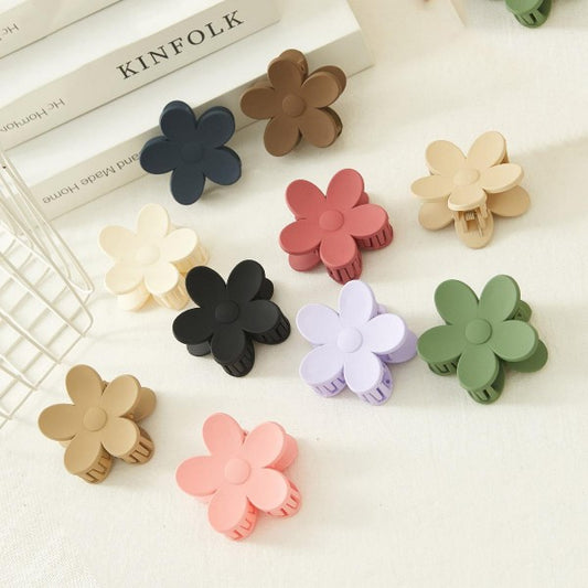 ULTIMATE FLOWER HAIR CLIPS - MATTE' COLORS