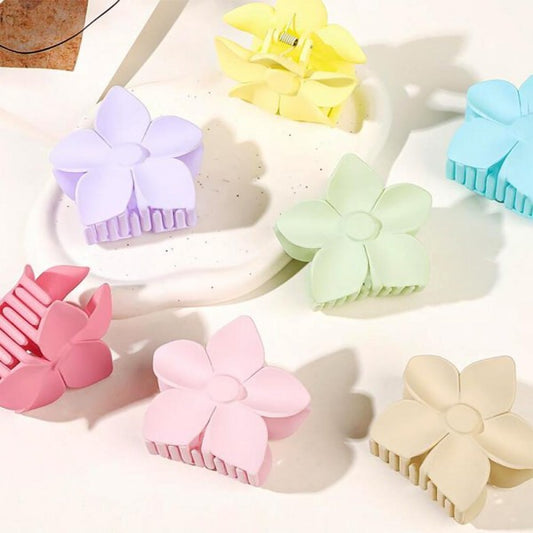 FLOWERS ON THE FLOW HAIR CLIPS - MULTI COLORS