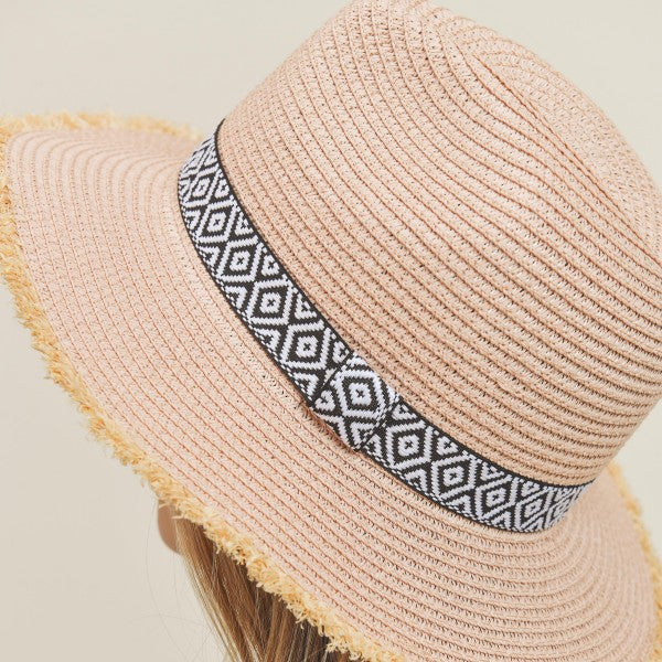 AZTEC ROSE' HAT - BLUSH