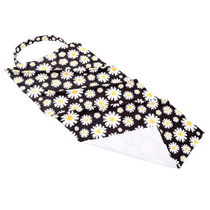 I'LL BE DAISY BEACH TOWEL/BAG - BLACK