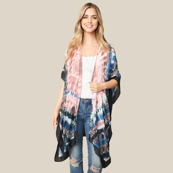 ON THE EDGE KIMONO - PINK